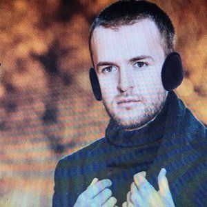 BLACK/2pc Fleece Ear Warmer & Neck Gaiter Set